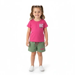Conjunto Bebê Menina Manga Curta Arrumadinhos Cuti Girl