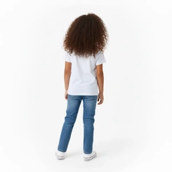 Blusa Infantil Menina Manga Curta Arrumadinhos Estampada