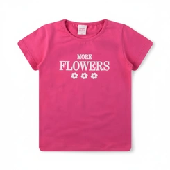 Blusa Infantil Menina Manga Curta Arrumadinhos Estampada