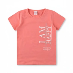 Blusa Infantil Menina Manga Curta Arrumadinhos Estampada