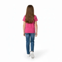 Blusa Infantil Menina Manga Curta Arrumadinhos Estampada