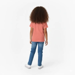 Blusa Infantil Menina Manga Curta Arrumadinhos Estampada