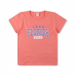 Blusa Juvenil Menina Manga Curta Arrumadinhos Diversas Estampas