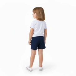 Conjunto Infantil  Menina Manga Curta Arrumadinhos Keep Going