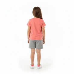 Conjunto Infantil  Menina Manga Curta Arrumadinhos Keep Going