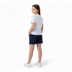 Conjunto Juvenil Menina Manga Curta Arrumadinhos Sport Style