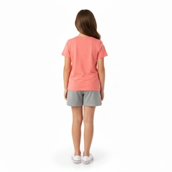 Conjunto Juvenil Menina Manga Curta Arrumadinhos Sport Style