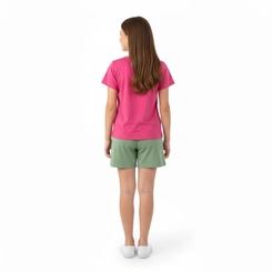Conjunto Juvenil Menina Manga Curta Arrumadinhos Sport Style