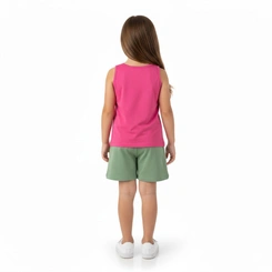 Conjunto Infantil Menina Arrumadinhos Regata Love Vibes
