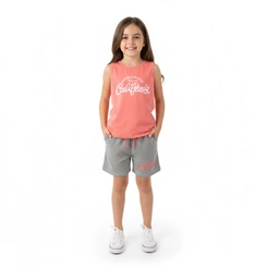 Conjunto Infantil Menina Arrumadinhos Regata Love Vibes