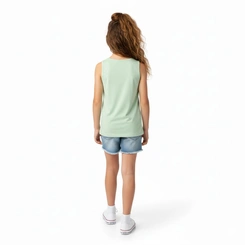 Blusa Juvenil Menina Regata Arrumadinhos