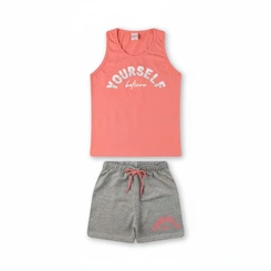 Conjunto Juvenil Menina Regata Arrumadinhos Enjoy