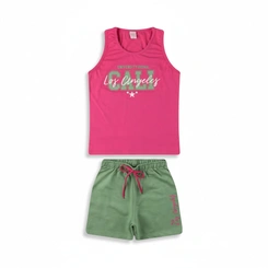 Conjunto Juvenil Menina Regata Arrumadinhos Enjoy