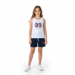 Conjunto Juvenil Menina Regata Arrumadinhos Enjoy