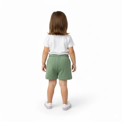 Shorts Bebê menina com Aplique Arrumadinhos