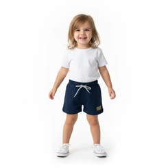 Shorts Bebê menina com Aplique Arrumadinhos