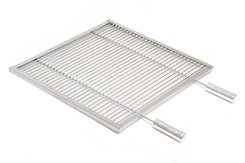 Grelha Uruguaia Aramada em Inox Premium para Churrasqueira 30cm 40cm 50cm 60cm 70cm