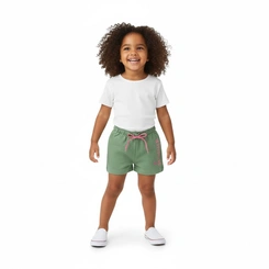 Shorts Bebê Menina  Cool Girl Arrumadinhos