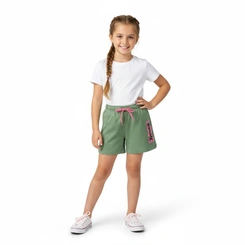 Shorts Infantil Menina com estampa Arrumadinhos