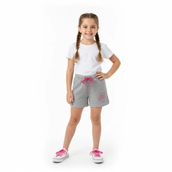 Shorts Infantil Menina com estampa Arrumadinhos