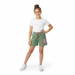 Shorts Juvenil Menina com estampa Arrumadinhos