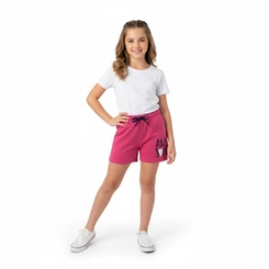 Shorts Juvenil Menina com estampa Arrumadinhos