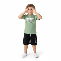 Conjunto Bebê Menino com estampa Arrumadinhos