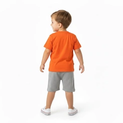 Conjunto Bebê Menino com estampa Arrumadinhos