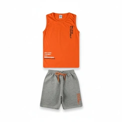 Conjunto Infantil Menino Regata Estampada Arrumadinhos