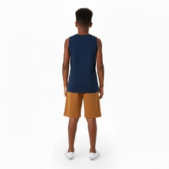 Conjunto Juvenil Menino Regata Estampada Arrumadinhos