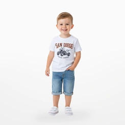 Camiseta Bebê Menino Estampada Arrumadinhos
