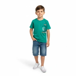 Camiseta Infantil Menino Estampada Arrumadinhos