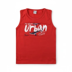 Camiseta Infantil Menino Regata Estampada Arrumadinhos