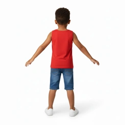Camiseta Infantil Menino Regata Estampada Arrumadinhos