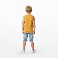 Camiseta Infantil Menino Regata Estampada Arrumadinhos