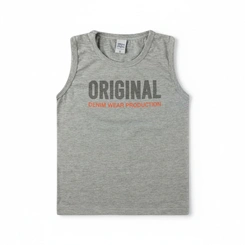 Camiseta Infantil Menino Regata Estampada Arrumadinhos
