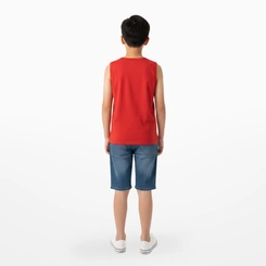 Camiseta Juvenil Menino Regata Estampada Arrumadinhos