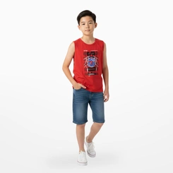 Camiseta Juvenil Menino Regata Estampada Arrumadinhos