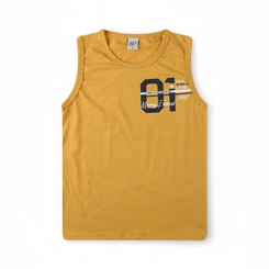 Camiseta Juvenil Menino Regata Estampada Arrumadinhos