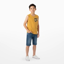 Camiseta Juvenil Menino Regata Estampada Arrumadinhos