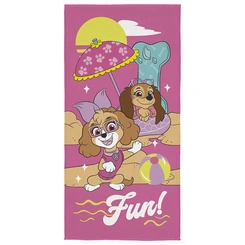 Toalha Infantil Aveludada Patrulha Canina Lepper