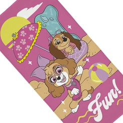 Toalha Infantil Aveludada Patrulha Canina Lepper