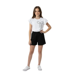 Conjunto Juvenil Menina Baby Vest Manga Bufante