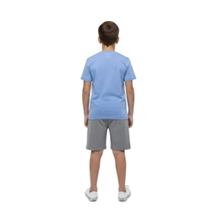 Conjunto Juvenil Menino Baby Vest Manga Curta Prédio