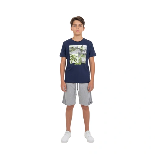 Conjunto Juvenil Menino Baby Vest Manga Curta Adventure Surf