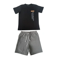 Conjunto Juvenil Menino Baby Vest Listrada