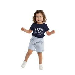 Conjunto Infantil Bebê Menina Baby Vest New Joys