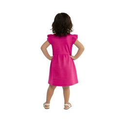 Vestido Infantil Bebê Baby Vest Manga Curta Babado