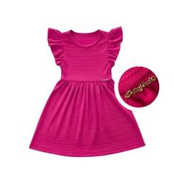 Vestido Infantil Bebê Baby Vest Manga Curta Babado