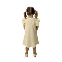 Vestido Infantil Bebê Menina Baby Vest Malha Borboleta